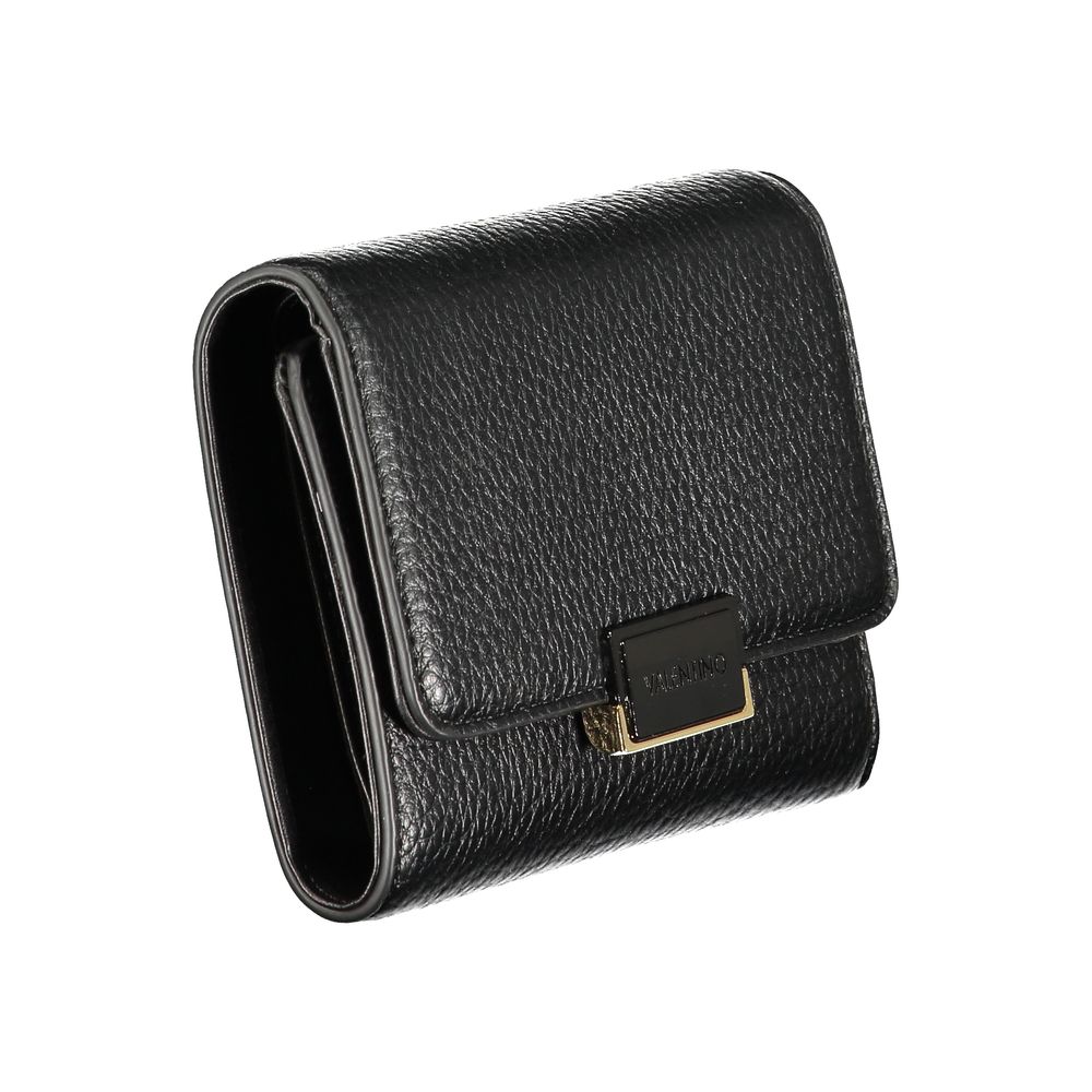 Nero Poliuretano Women Wallet