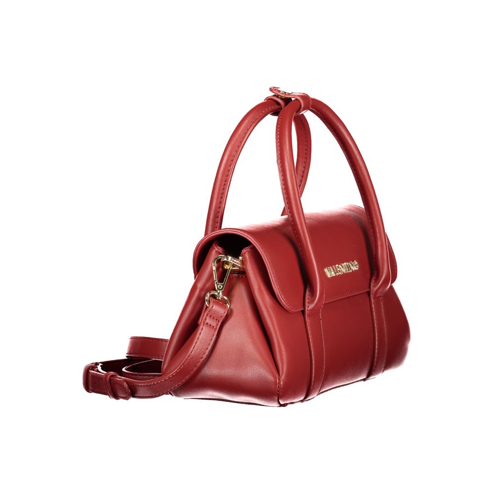 Rosso Poliuretano Women Handbag