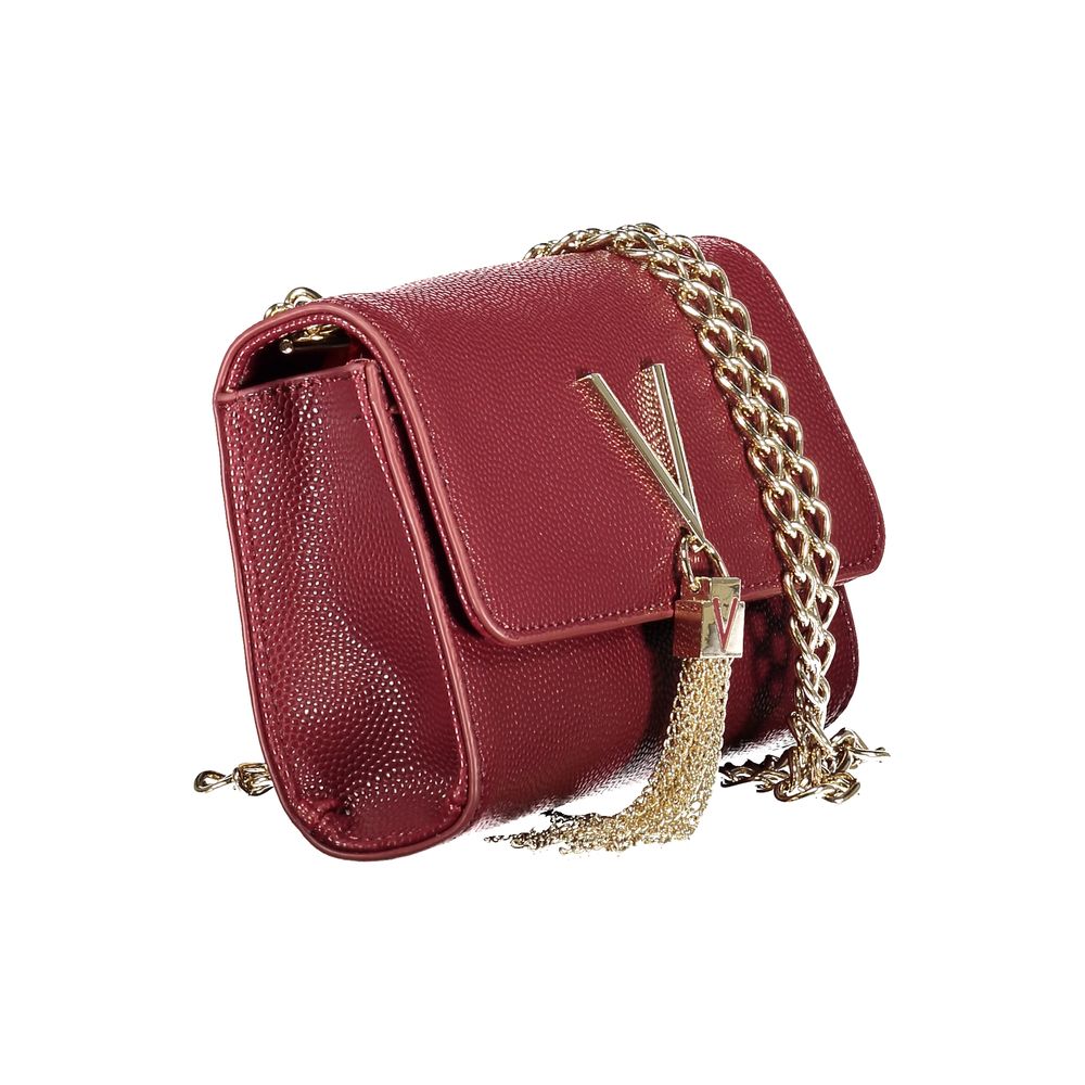 Rosso Polyurethane Women Handbag