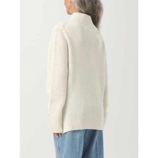 Beige Merino Wool Sweatshirt