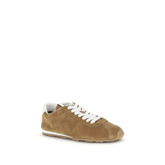 Brown Calf Leather Bos Taurus Athletic Sneakers