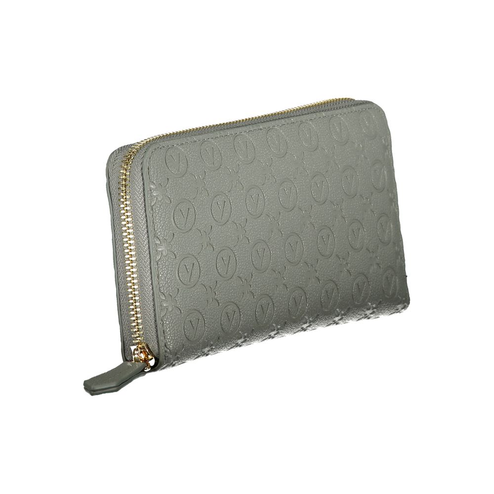 Grigio Polyurethane Women Wallet