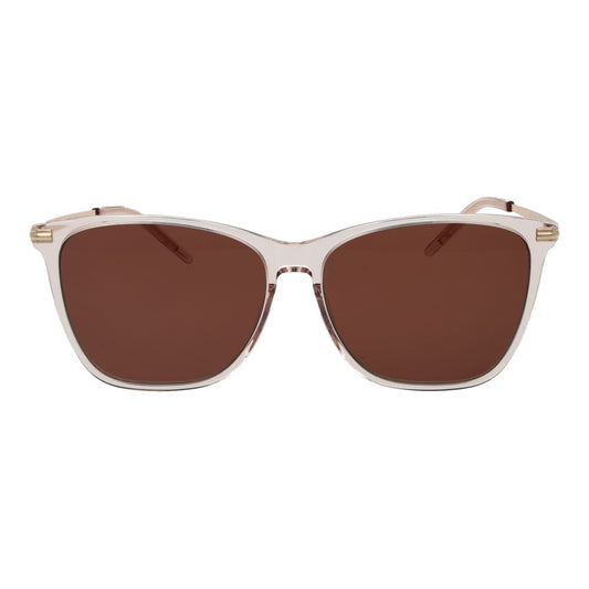 Beige Plastic Sunglasses