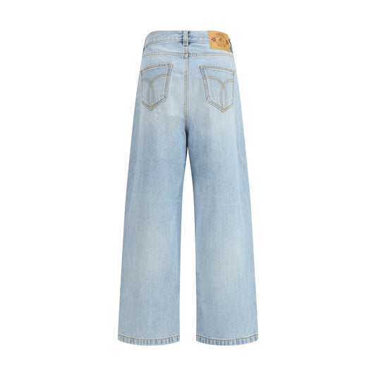 Light Blue Cotton Jeans Denim