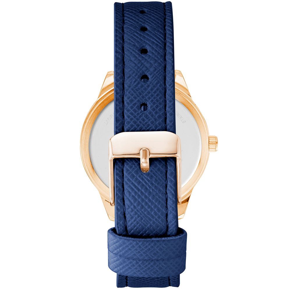 Blue Plastic Dress Watch
