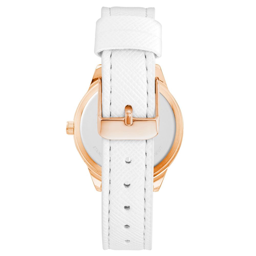 White Plastic Dress Watch