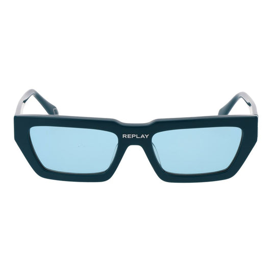 Turquoise Plastic Sunglasses