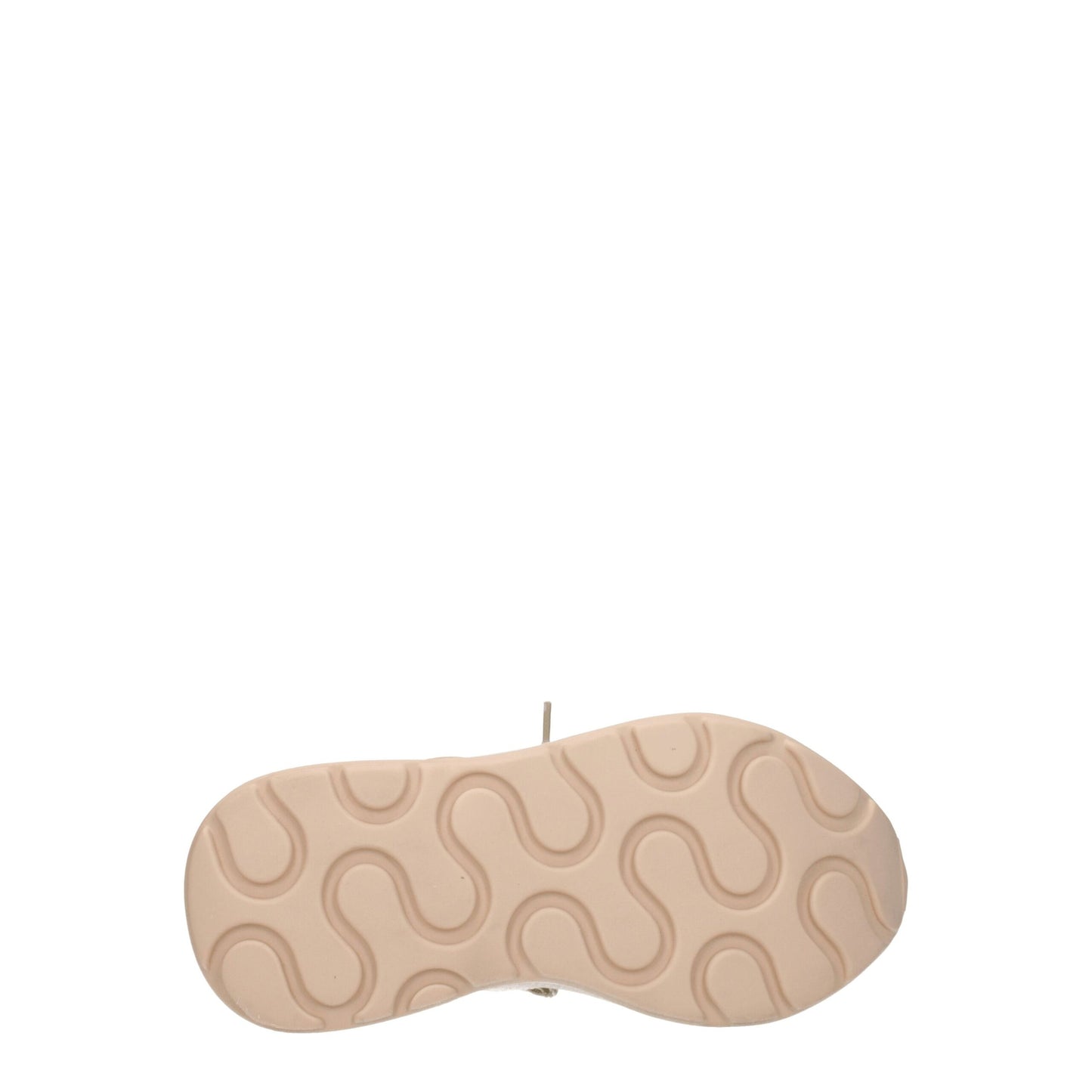 Beige Leather Chunky Sneakers