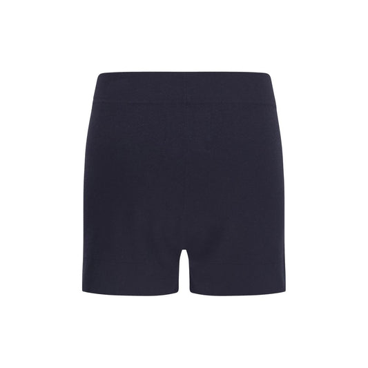 Blue Cotton Bermuda Shorts