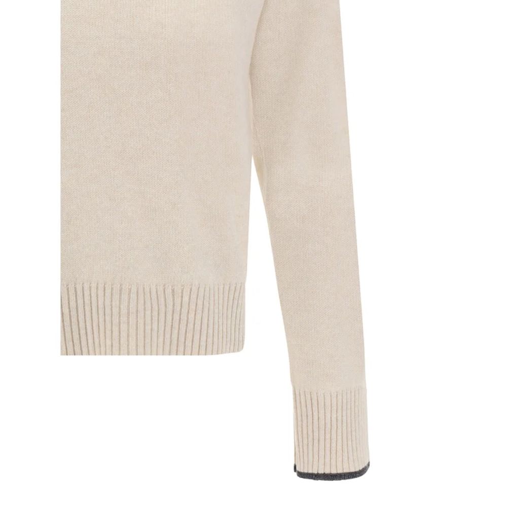 Beige Cashmere Cashmere Sweater
