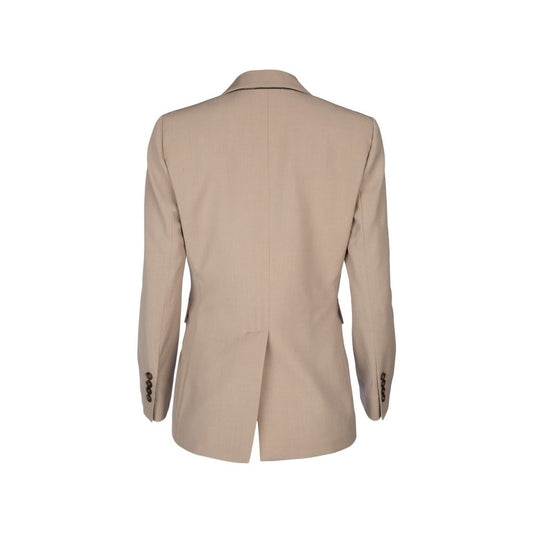 Beige Virgin Wool Blazer