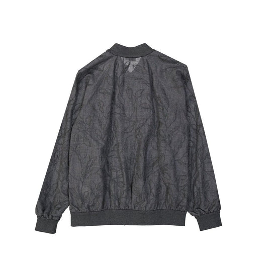 Gray Virgin Wool Bomber