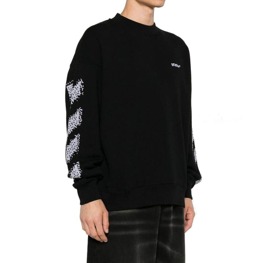 Black Cotton Sweatshirt