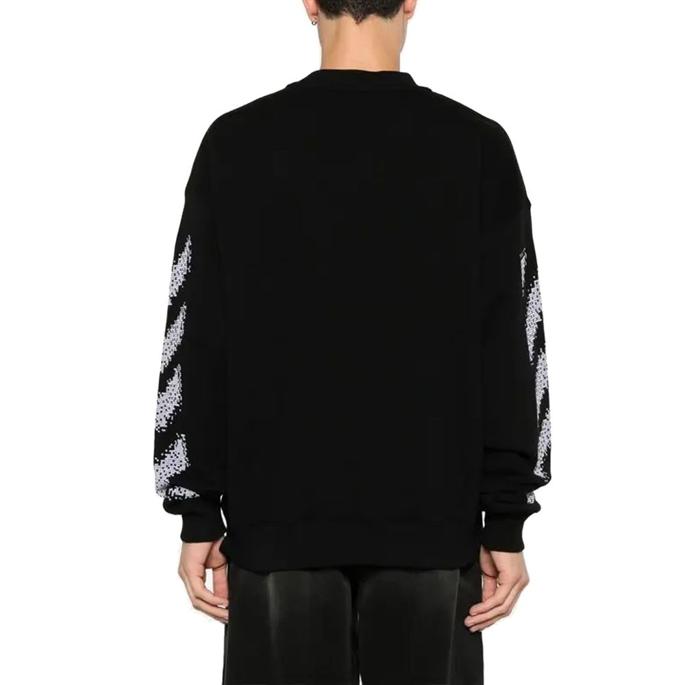 Black Cotton Sweatshirt