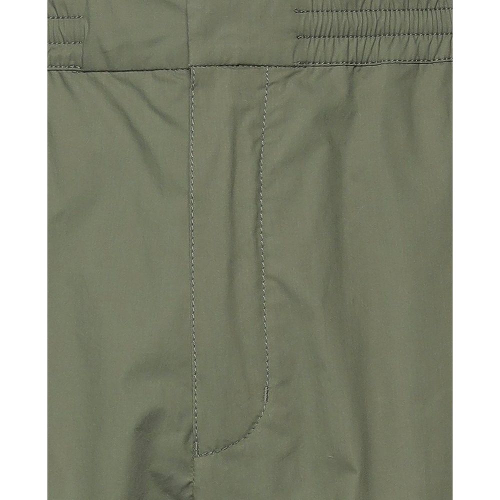 Bicolor Cotton Bermuda Shorts