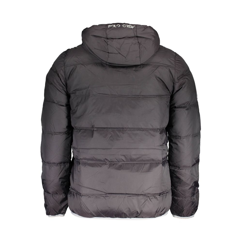 Black Polyamide Men's Jacket