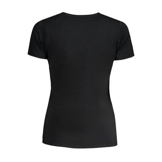 Black Cotton Women's T-Shirt