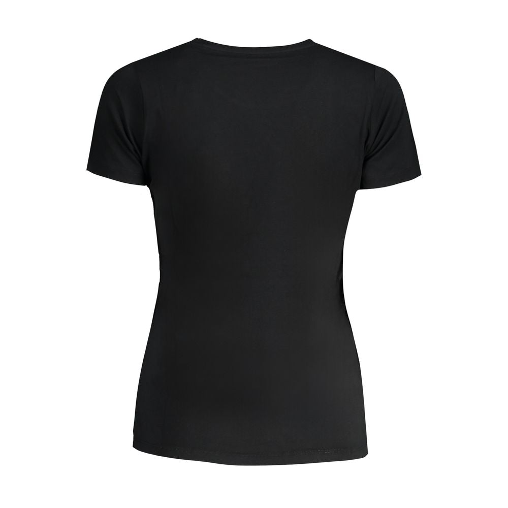 Black Cotton Women's T-Shirt