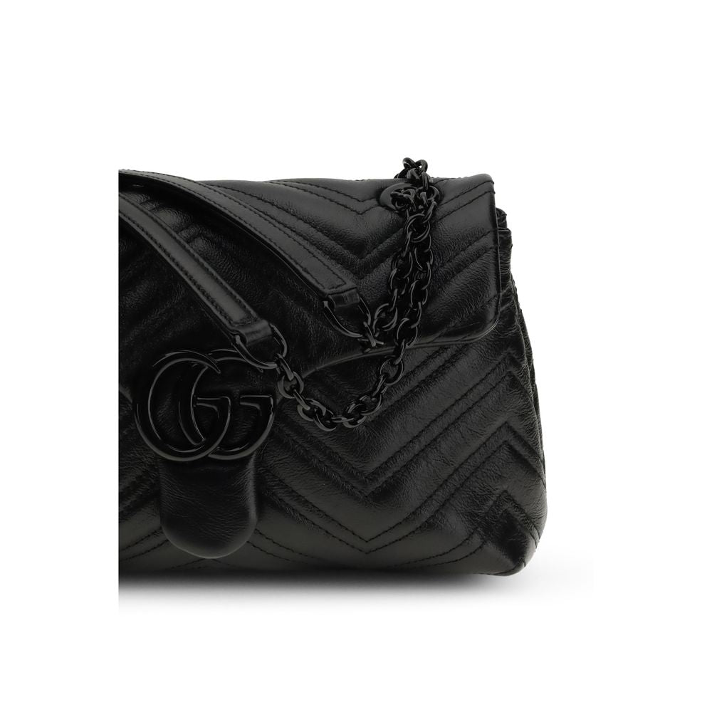 Black Napa Leather / Calf Bos Taurus Handbag
