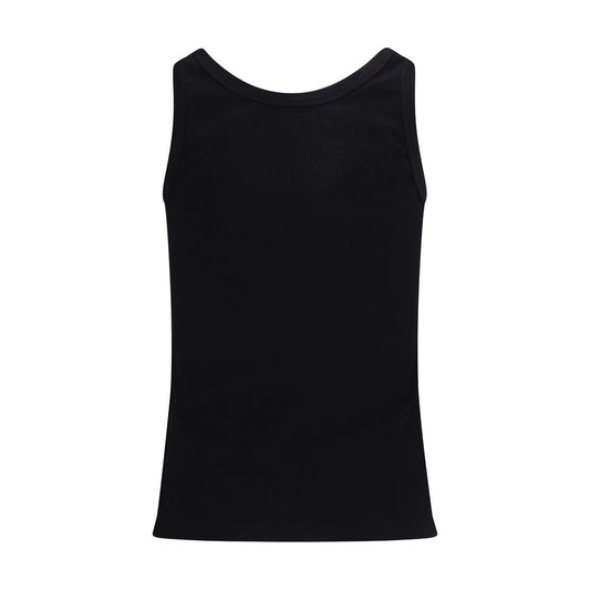 Black Cotton Tank Tops