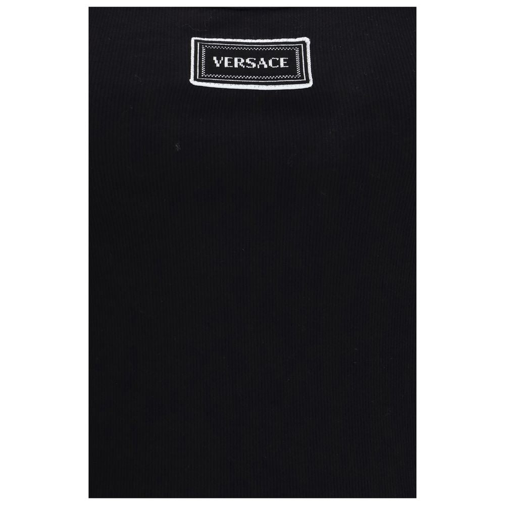 Black Cotton Tank Tops
