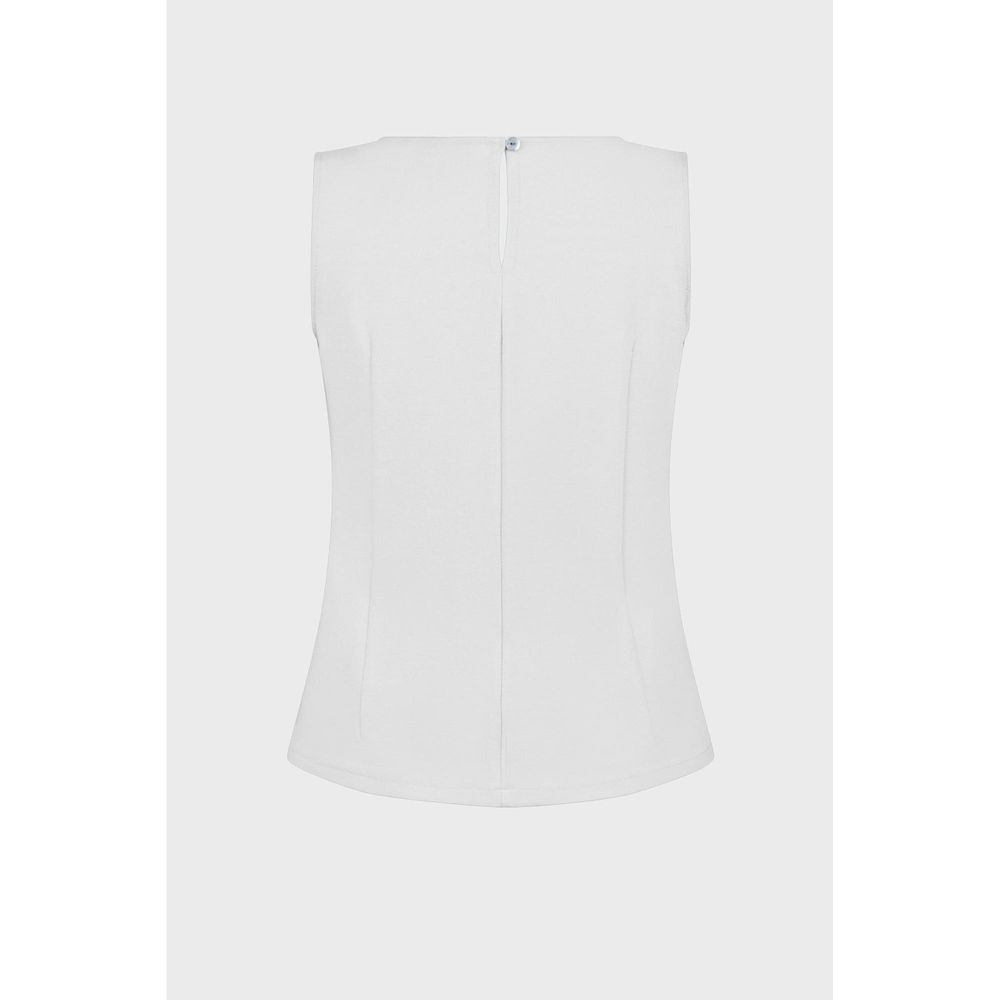 White Viscose Tank Tops
