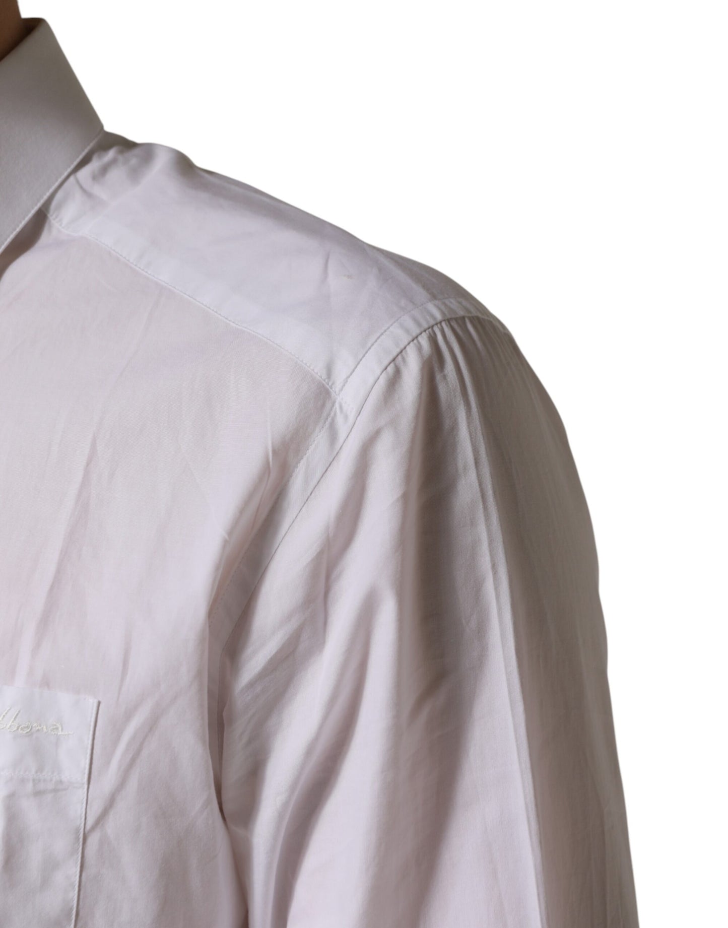 White GOLD Cotton Collared Formal Dress Shirt