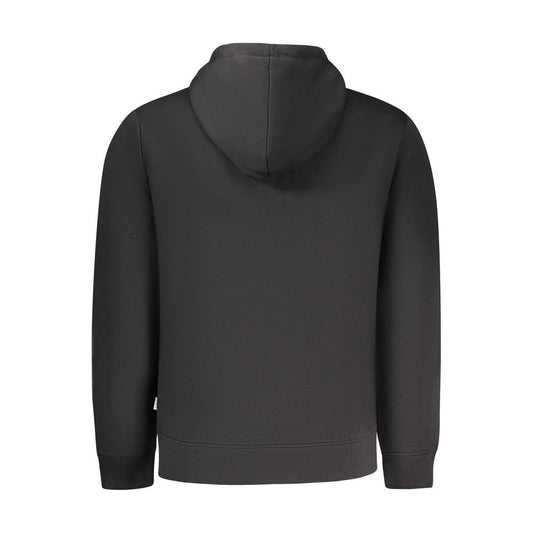 Black Cotton Men's Sweatshirt