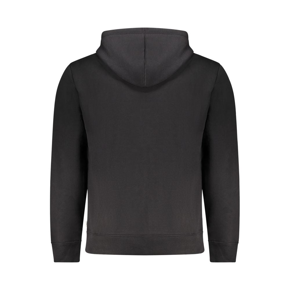 Black Polyester Men's Sweatshirt