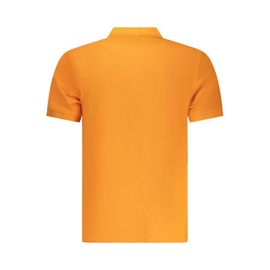 Arancione Cotton Men Polo