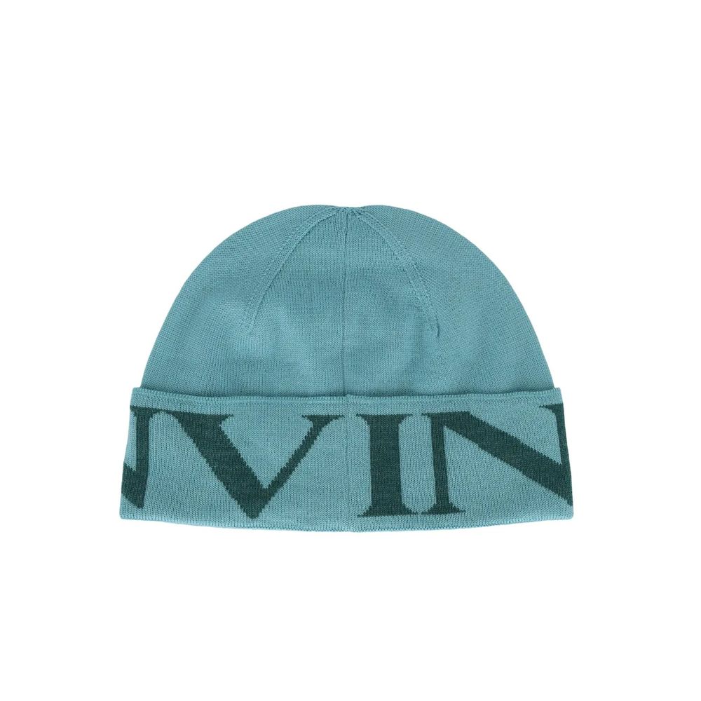 Bicolor Virgin Wool Beanie