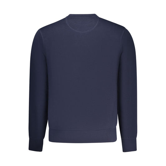 Blue Cotton Men's Sweatshirt