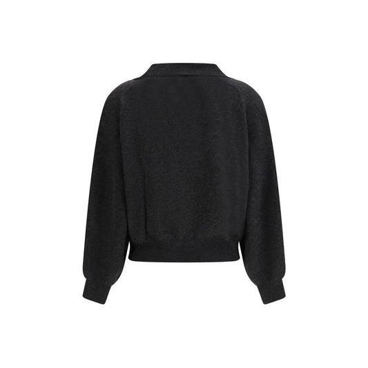 Gray Cashmere Sweatshirt