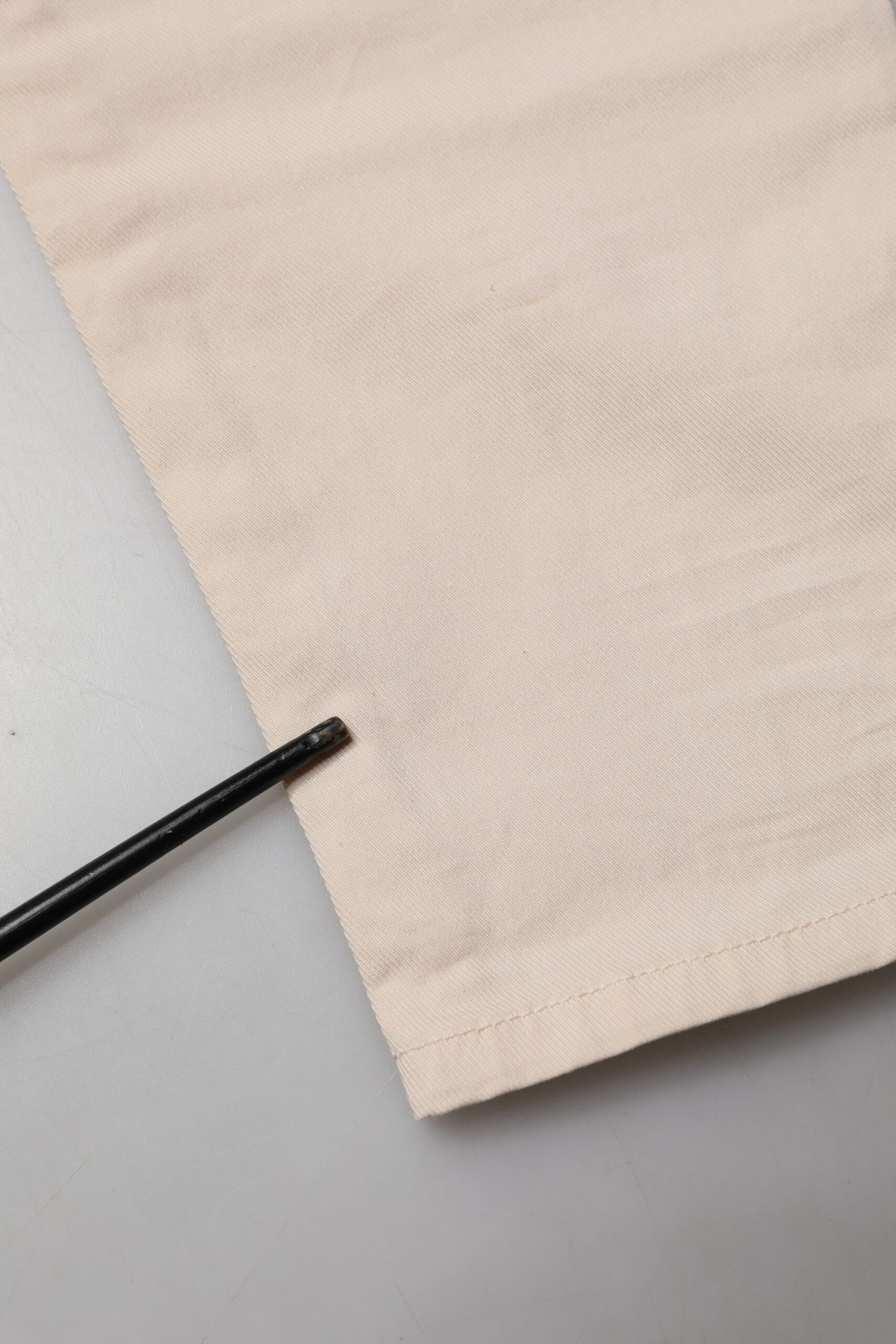 Beige Mid Waist Skinny Fit Denim Trouser Jeans