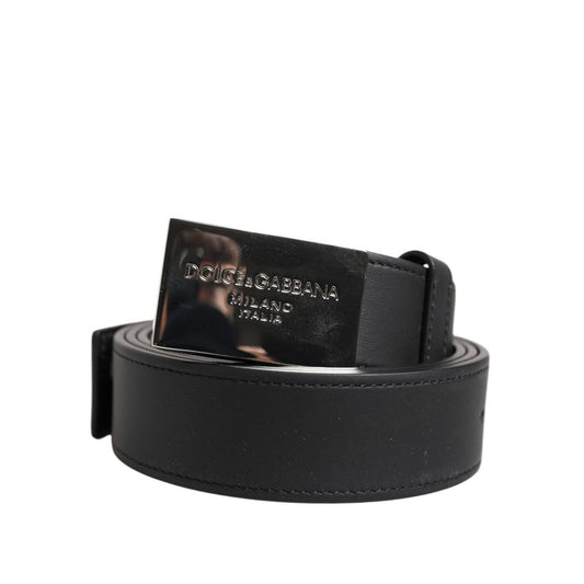 Black Calfskin Regular Belt