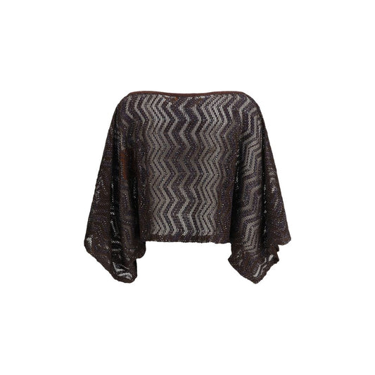 Brown Viscose Top