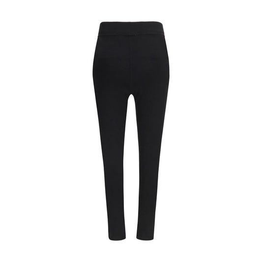 Black Viscose Leggings