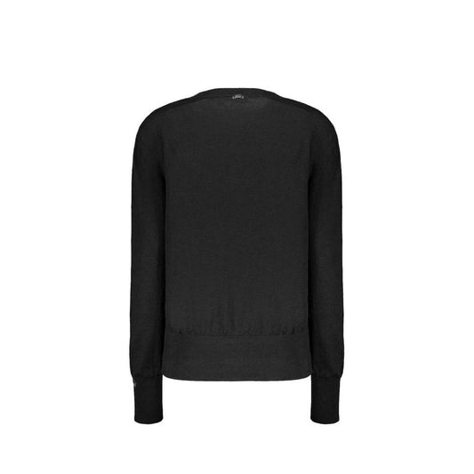 Black Virgin Wool Sweatshirt
