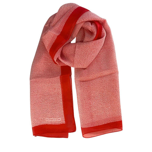 Red Silk Women Scarf