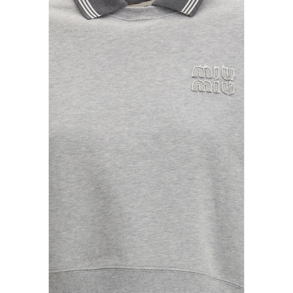 Gray Cotton Sweatshirt