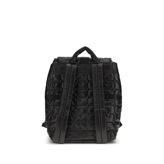 Black Recycled Polyamide Backpack
