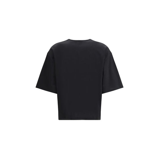 Black Cotton T-Shirt