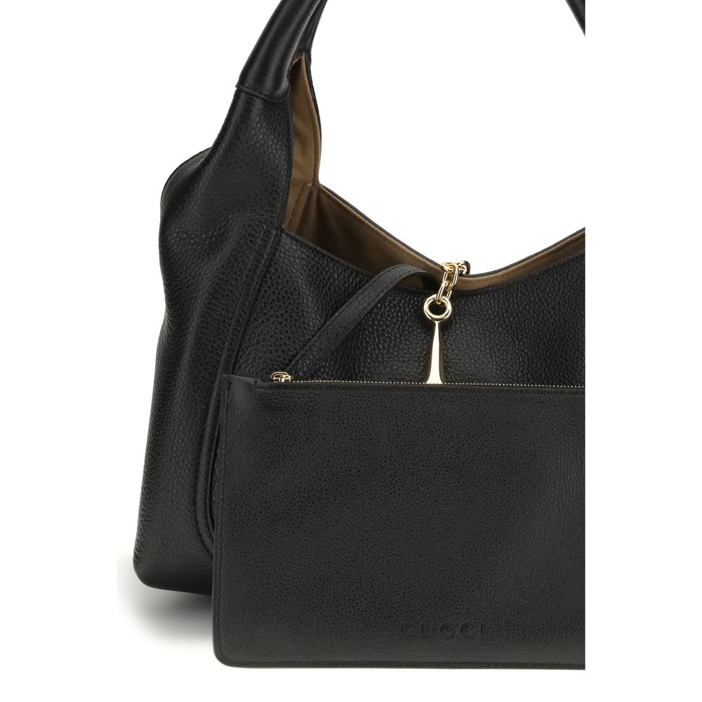 Black Calf Leather Bos Taurus Shoulder Bag