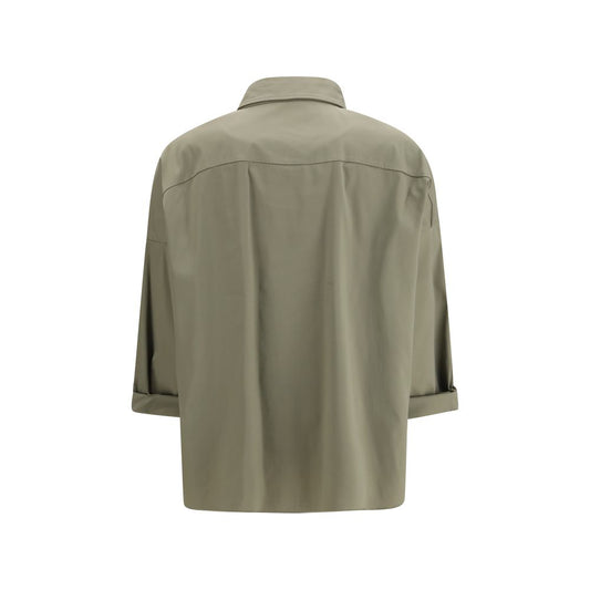 Bicolor Cotton Dress Shirt