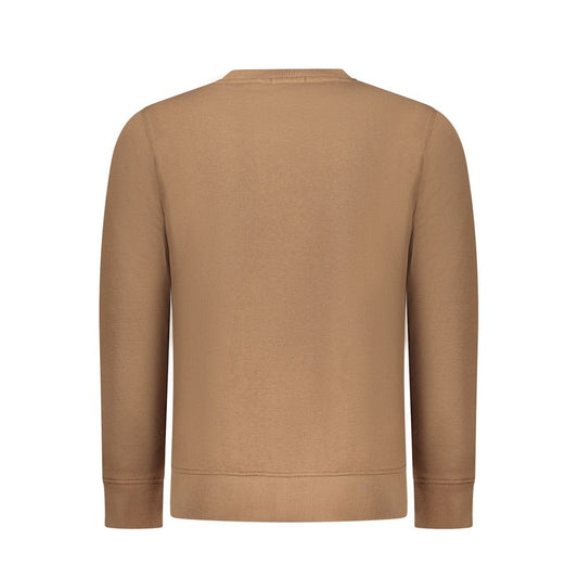 Marrone Cotton Men Sweatshirt