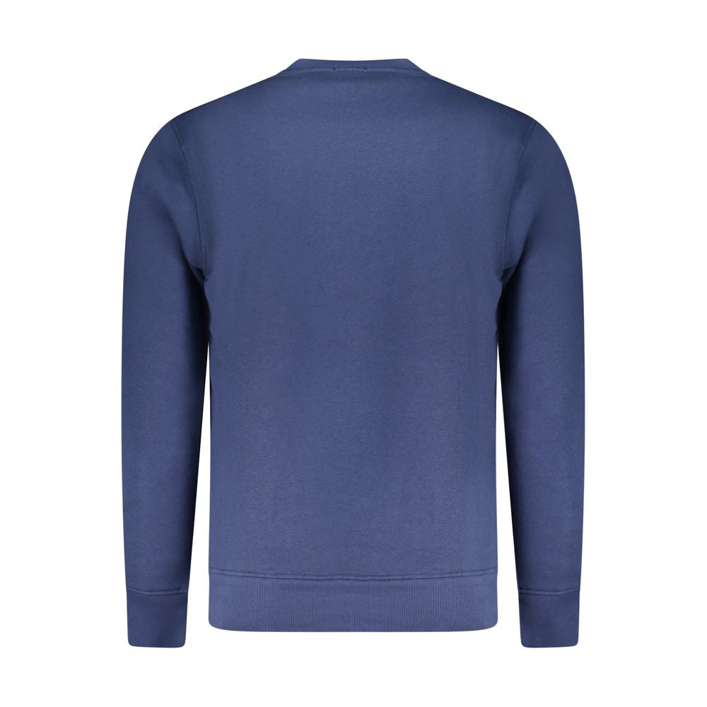 Blue Cotton Men's Sweatshirt