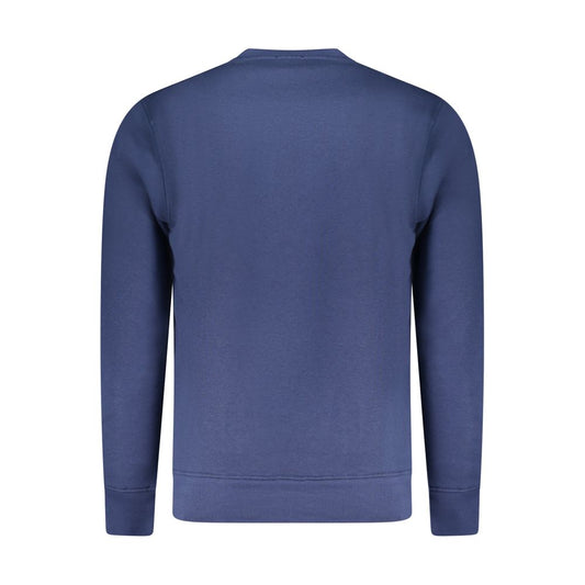 Blue Cotton Men's Sweatshirt
