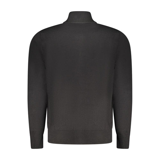 Nero Viscosa Uomo Cardigan