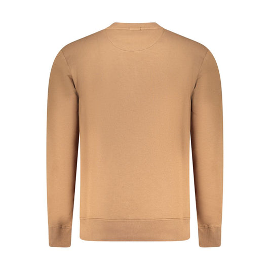 Marrone Cotton Men Sweatshirt