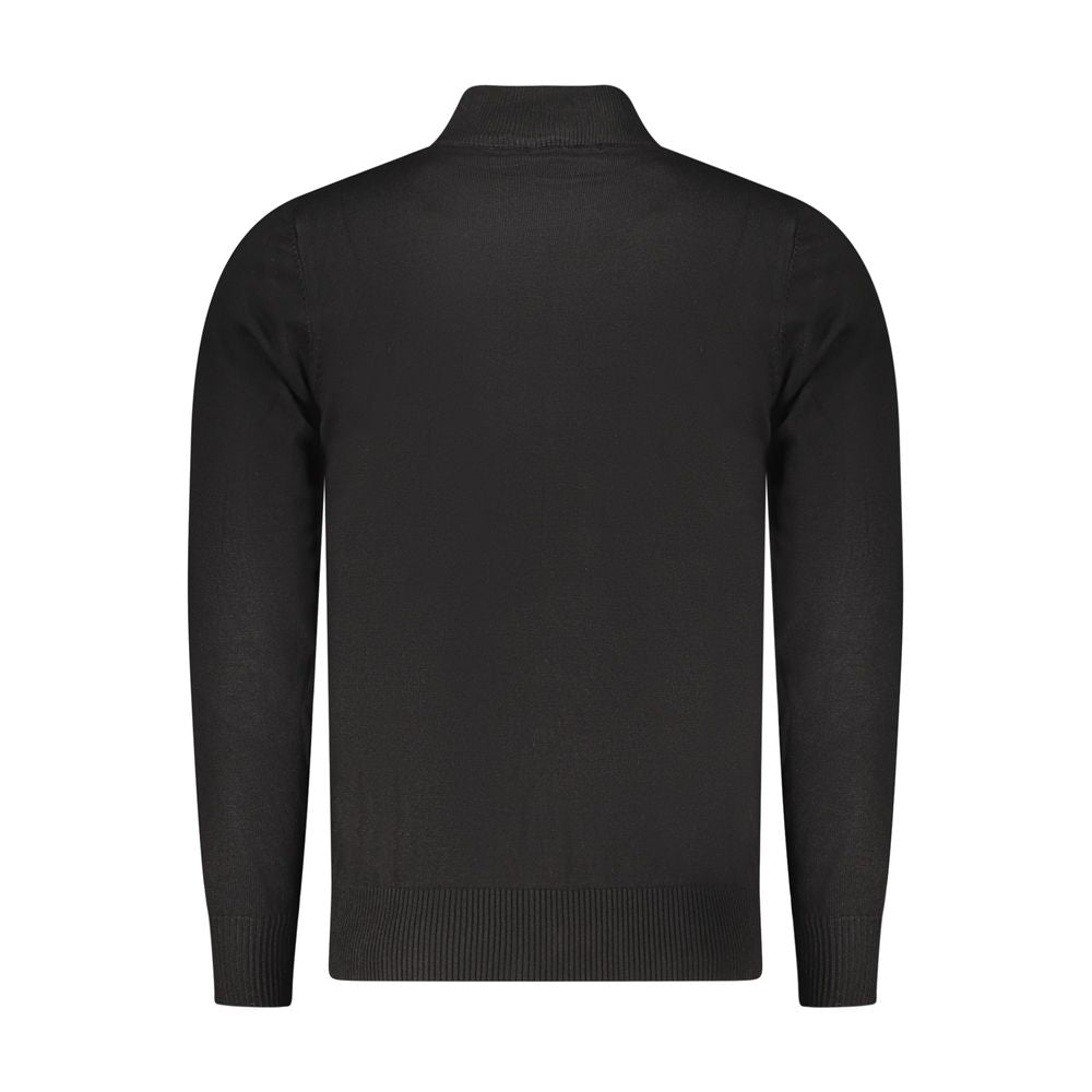 Nero Viscosa Uomo Maglia
